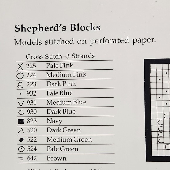 Shepherd's Bush Cross Stitch Pattern Leaflet Shepherd's Earth 1990 Chart Marked - Picture 5 of 9